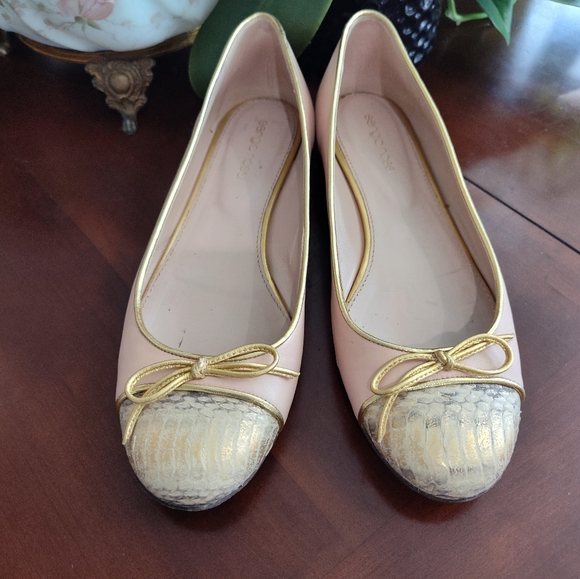 Sergio Rossi Leather Flats - Picture 2 of 8